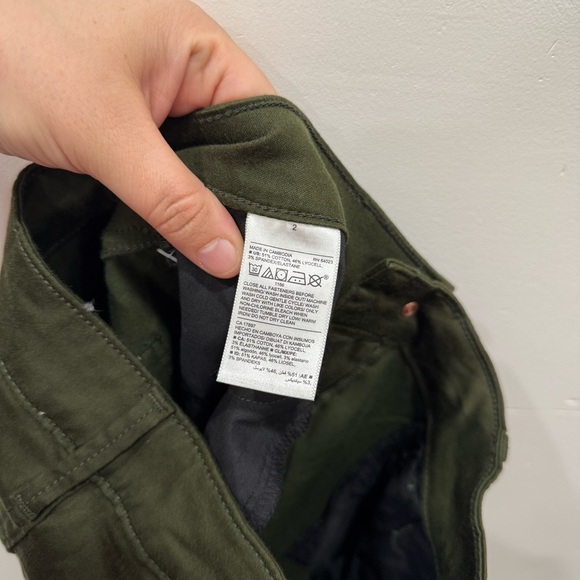 Old Navy High Rise Rockstar Super Skinny Jeans in Royal Pine Green Size 2 - Picture 7 of 7